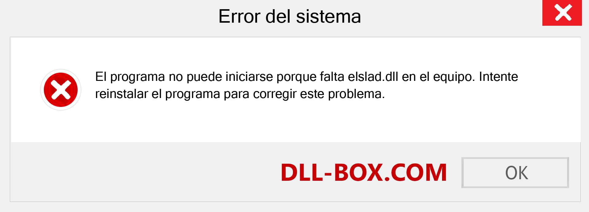 ¿Falta el archivo elslad.dll ?. Descargar para Windows 7, 8, 10 - Corregir elslad dll Missing Error en Windows, fotos, imágenes